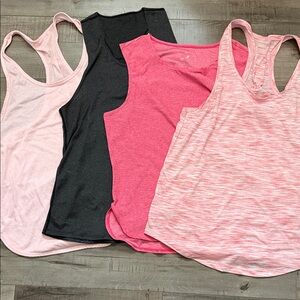 Head Women's Racerback Tank Tops in Pink and Black - Pack of 4